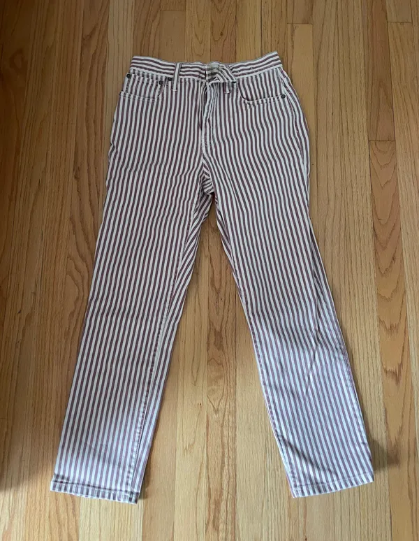 Madewell Stripe Pants - Image 4