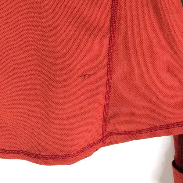 Lululemon Women's Pullover Hoodie Flip Cuff Brick Red Size 6 - Image 4