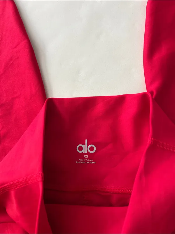 Alo Yoga Airlift Workout Leggings 25" Red Size XS $138 - Image 5