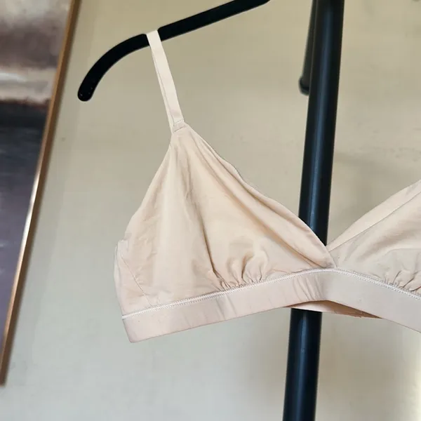 SKIMS Fits Everybody Crossover Bralette Sand NWT size XS‎ - Image 4