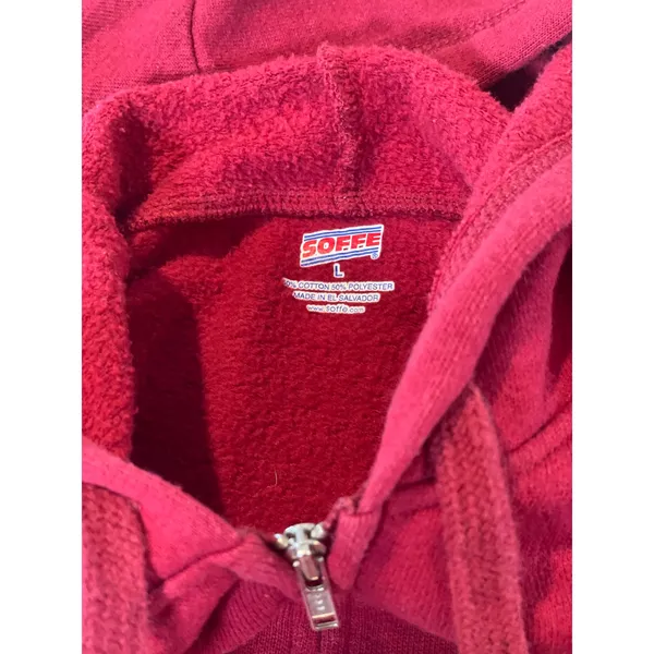 Carolina Gamecocks Full‑Zip Hoodie – Size L (Dark Red, Soffe Brand) - Image 5