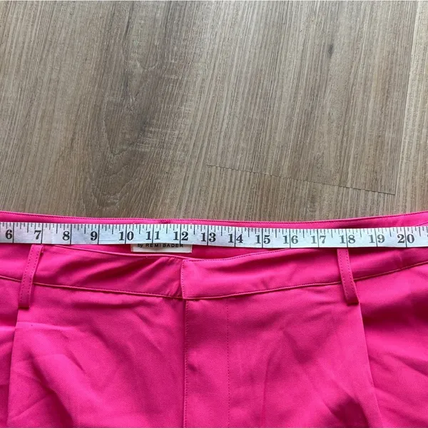 Edikted Hot Pink High-Waist Tailored Women’s‎ Shorts - Image 3