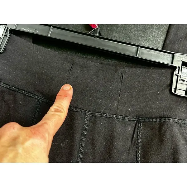 Lululemon stand grounded yoga pants black size 6 -32” in seam lulu long pants m - Image 9
