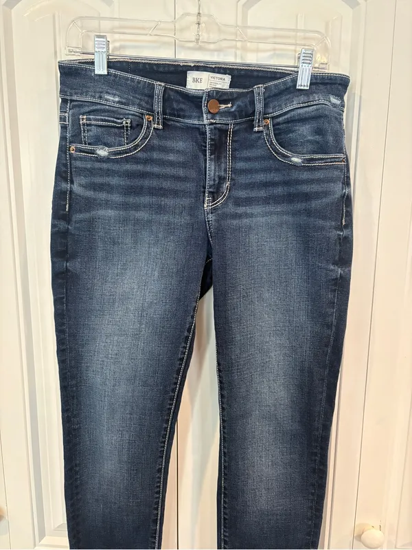 BKE Victoria universal fit mid rise ankle skinny jeans size 27 - Image 3