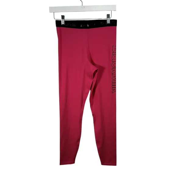 Black Milk Hot Pink High Waisted Leggings Active Gym Workout‎ Womens Medium - Image 2