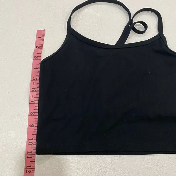 Everyday Yoga Black Strappy Sports Bra/Crop Tank – Medium Activewear Top - Image 6