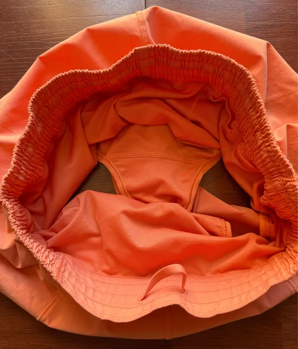 Lululemon Hotty Hot Coral Shorts 4" - Image 5