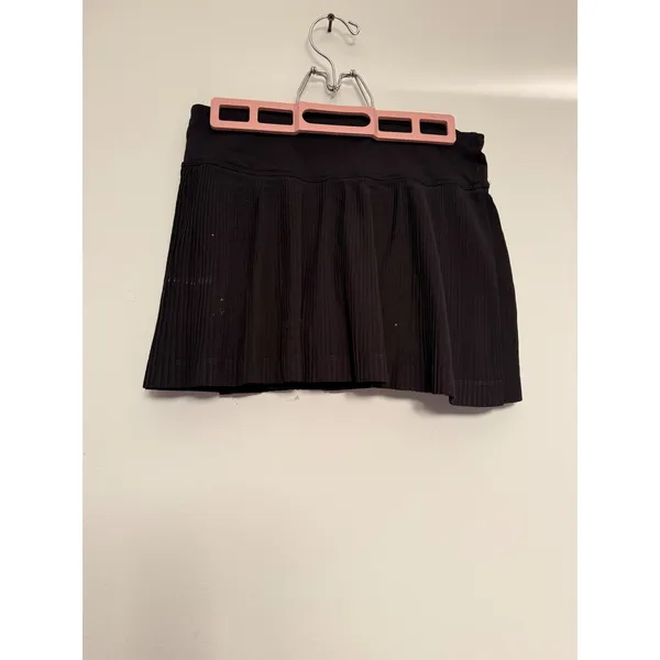 Lululemon Black Pleated Splatter Print Tennis Skort Size 4 Activewear Skirt flaw - Image 3