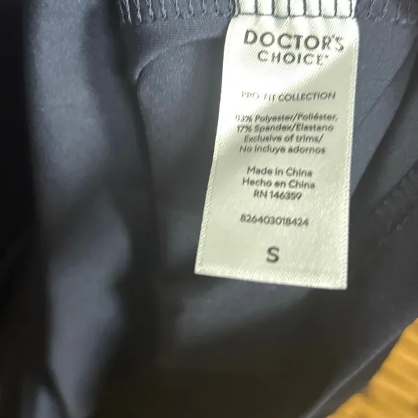 Scrubstar‎ Black Scrub Top Size Small - Image 7