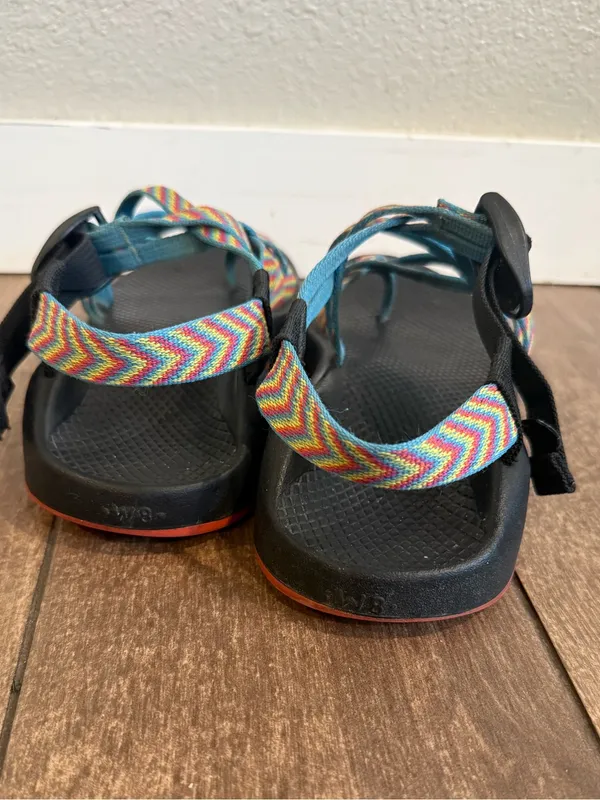 Chacos Women’s Rainbow Multicolor‎ Strappy Hiking Sandals Size 8 - Image 4