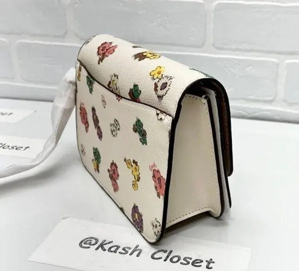 Spaced Floral Field Print Mini Brynn Crossbody - Image 4