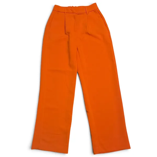 Old Navy Taylor Extra High Rise Wide Leg Trouser Orange Pants XS - Image 4