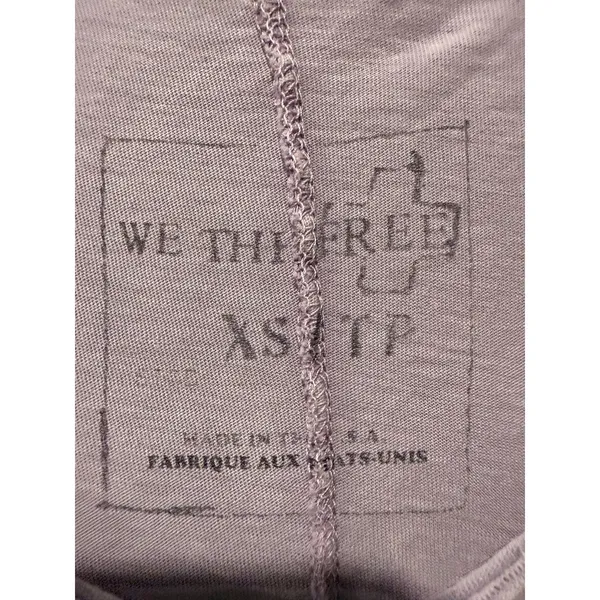 We The‎ Free People Women Oversized Swing Tank Top XS Boho Purple Sleeveless - Image 4