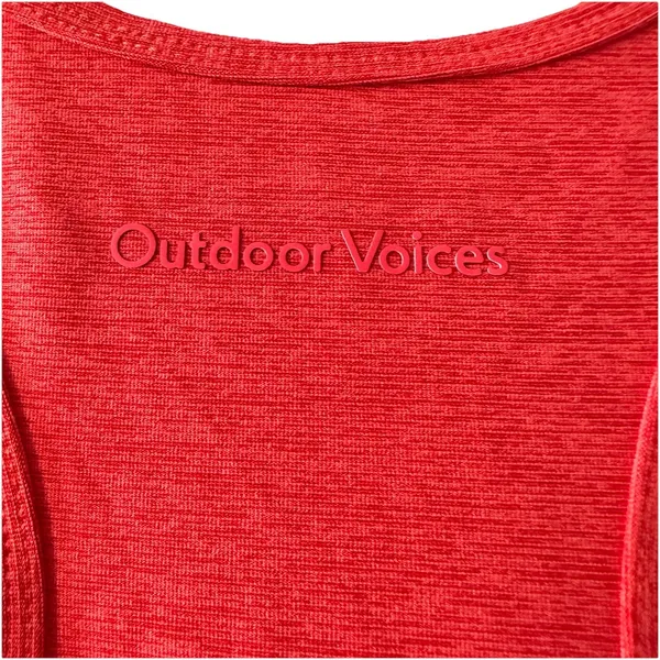 Outdoor Voices Athena Colorblock Tank Dress Small Red‎ Maroon Racerback Athletic - Image 7