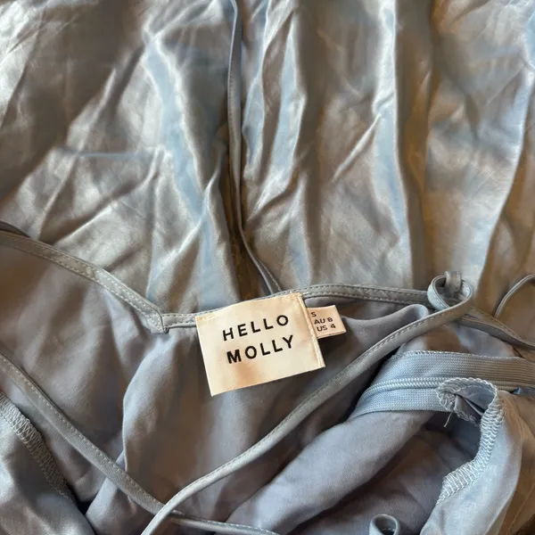 Hello Molly Drinks on Me Midi Dress Blue - Image 14