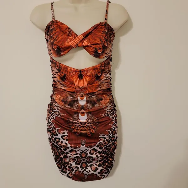 Red Vera Dress Tiger Mist - Image 2