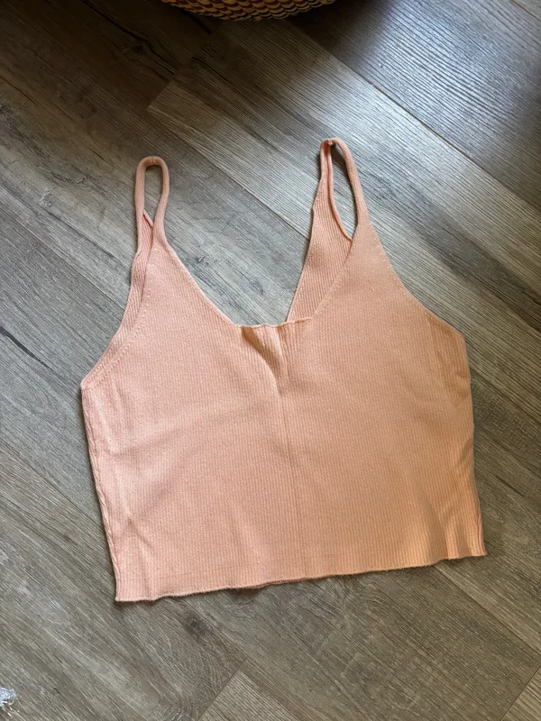 Garage Ribbed Knit Crop Top - Image 5
