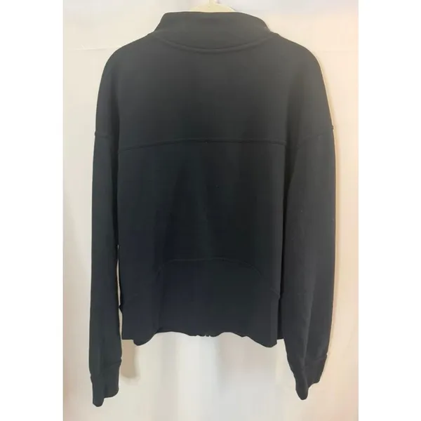 Freely Women's Black Full Zip Mock Neck Jacket sz. L - Image 3