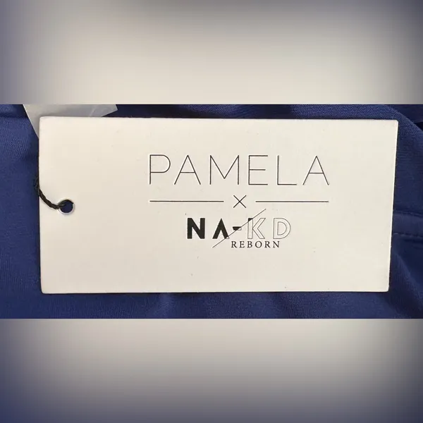 Pamela x Na-kd Blue Long Sleeve‎ Maxi Dress NWT Size XS - Image 7