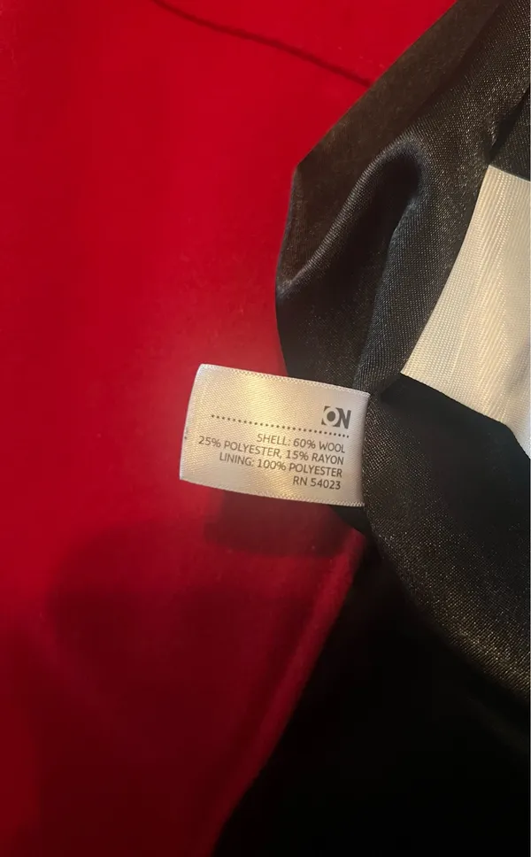 Red fall coat - Image 6