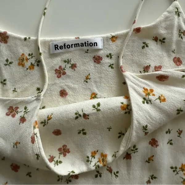 Reformation Floral Cami Tank XS - Image 5