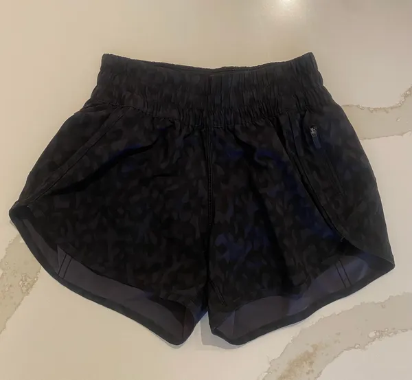 Lululemon Tracker Short V 3” Black Cheetah Shorts - Image 6