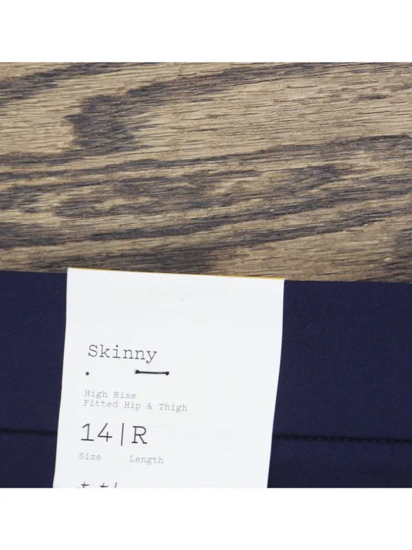 NWT A New Day High-Rise Skinny Ankle Pull-On Pants 93011556 Navy Blue 14 - Image 8