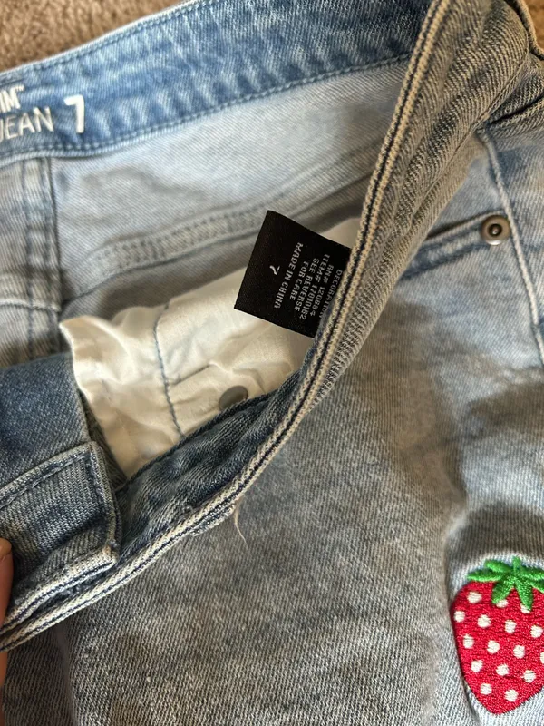 Strawberry Jeans Blue Size 7 - Image 5