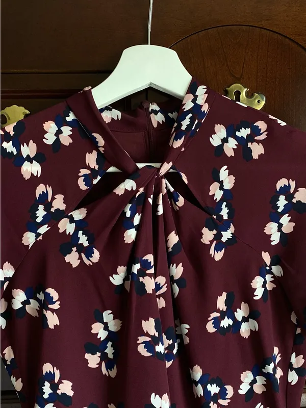 Banana Republic floral dress size 2 Petite - Image 5