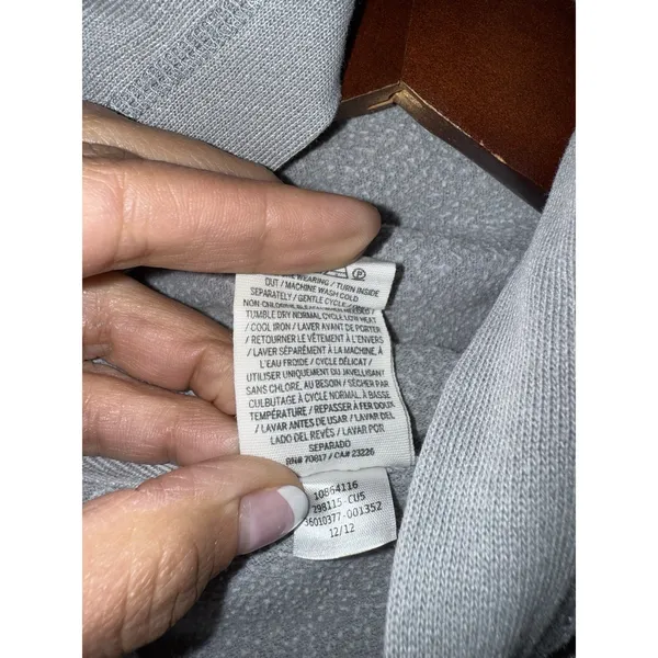 Victoria's Secret Y2K VTG XS PINK Rare Rainbow Love Gray Zip Hoodie Jacket 2012 - Image 4