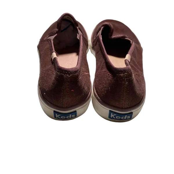 Keds Suede Slip On Sneakers Casual Comfort Walking Shoes Mauve‎ Size 8 - Image 5