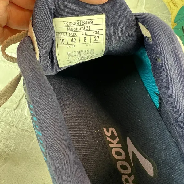 Brooks Glycerin 20 Sneakers Shoe Women 10 Navy Blue Running Athletic 1203691B499 - Image 15