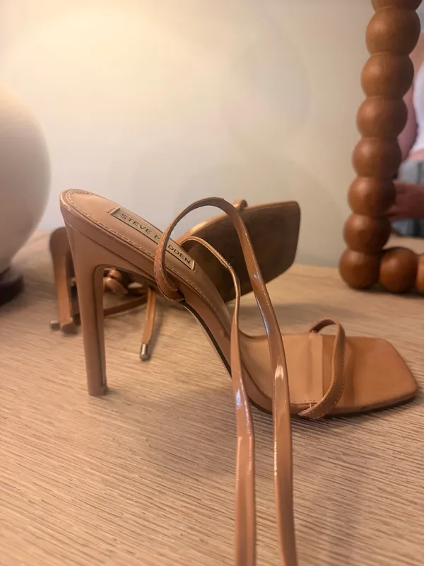 Steve Madden Heels Nude Strappy - Image 3