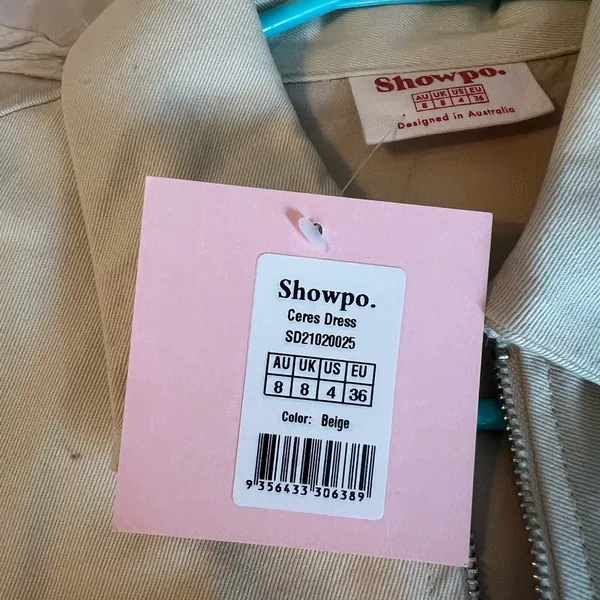 Showpo NWT Ceres Canvas Dress US 4 - Image 3