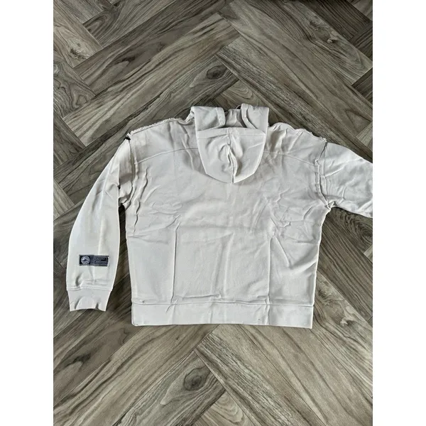 ALPHALETE Women’s Terry Oversized Hoodie - Moonstone,Size XL - Image 8