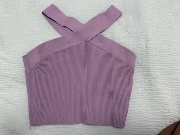 Aritzia Cross Neck Top - Image 2