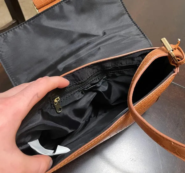 Wild Fable Small Tan Shoulder Purse - Image 4
