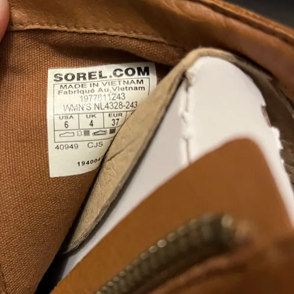 New Sorel Emilie II zip waterproof ankle boot‎ sz 6 - Image 7