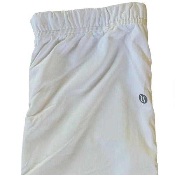 Lululemon Dance Studio Crop Pants Womens Size 4 White Pull On - Image 7