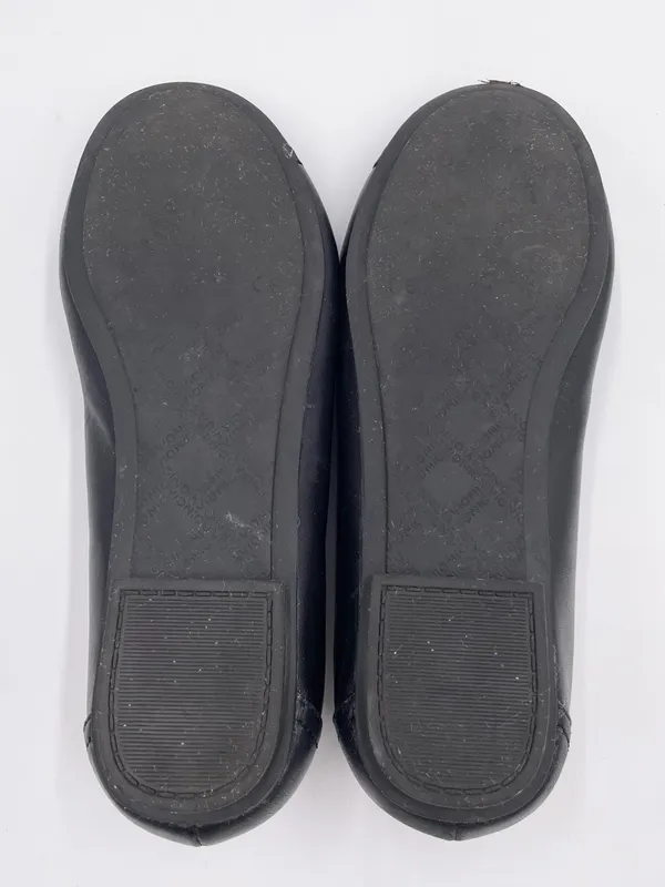 Vionic Caroll Ballet Flats Women's Size 6.5 Black Leather Comfort Shoes Chic - Image 7