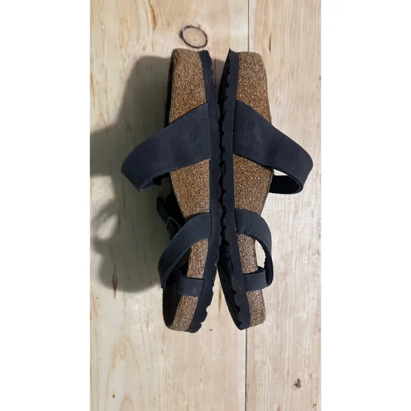 Birkenstock Mayari Black Leather Toe Loop Sandals Womens‎ 37 US 6 6.5 Regular - Image 7