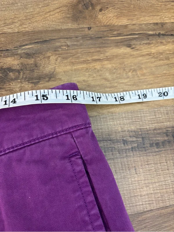 Urban Outfitters Wide Leg Cotton Chino Pant Purple Women’s - Image 6
