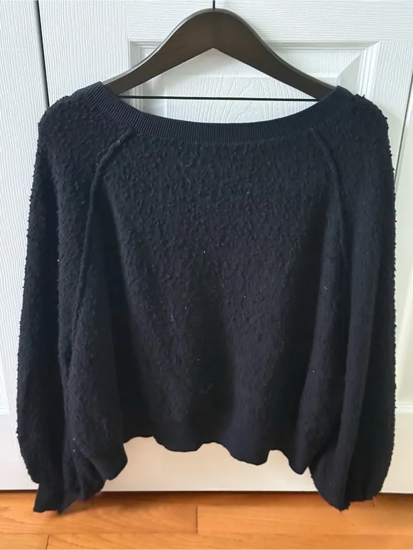 Free People Found My Friend Pullover in Black - Image 3