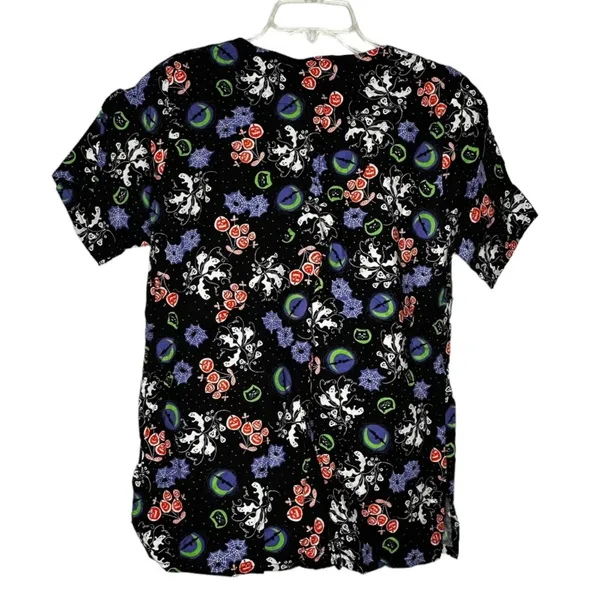 Landau Halloween Scrub‎ Shirt - Image 5