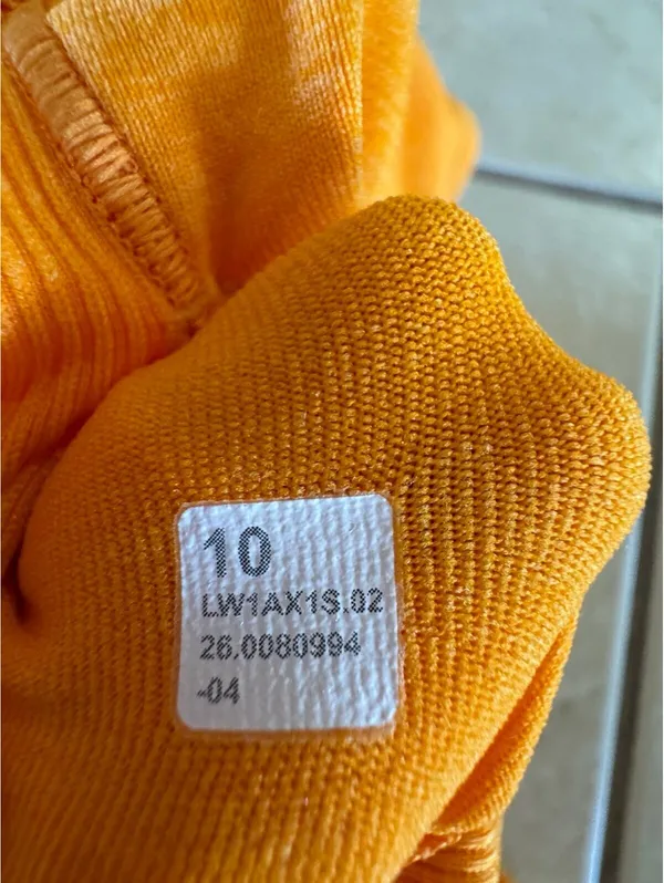 Lululemon Ebb To Street Tank Padded Citrus Sizzle Tone Size 10 NWT - Image 6