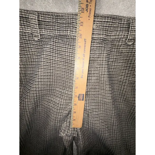 american eagle boot cut corduroy printed pants‎ stretch size 16 brown - Image 8