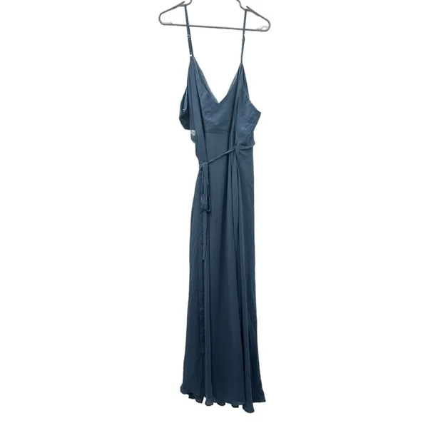 Birdy Grey Cindy Chiffon Wrap‎ Maxi Bridesmaid Dress in Twilight Sz 2X NEW - Image 7