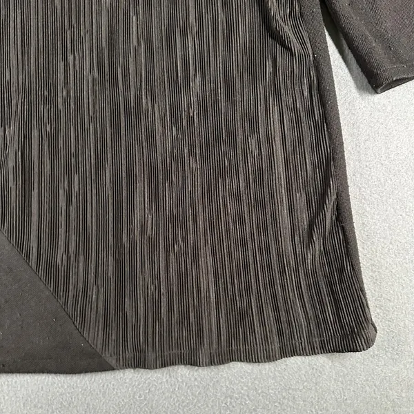 Zara Sweater Dress Womens Large Textured Long Sleeve Mock Neck Tunic‎ Minimalist - Image 6