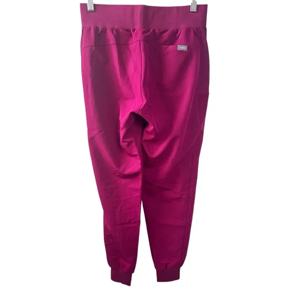Figs Boston Slim Jogger Scrub Pants in Dark Magenta Size XXSmall Tall NWT - Image 3