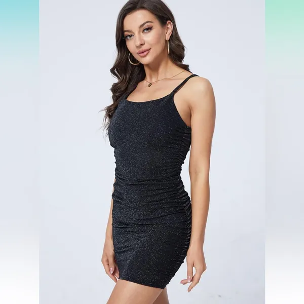 Amazon Black Mini Dress - Image 4